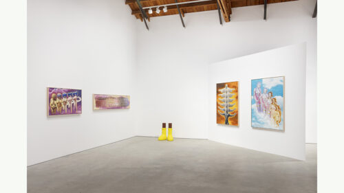 View of MSCHF’s exhibition ‘ART 2’ at Perrotin Los Angeles, USA. Photo: Guillaume Ziccarelli. Courtesy of the artists and Perrotin.