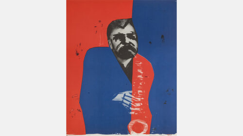 Photo: Claus Weidensdorfer, Untitled, Jazz and Improvisation, 1986, lithograph, German Democratic Republic. Collection Wende Museum.