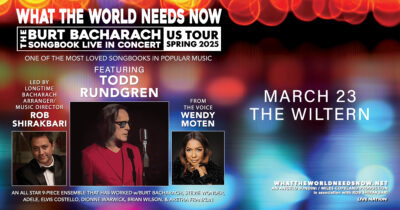 What the World Needs Now: The Bacharach Songbook Live